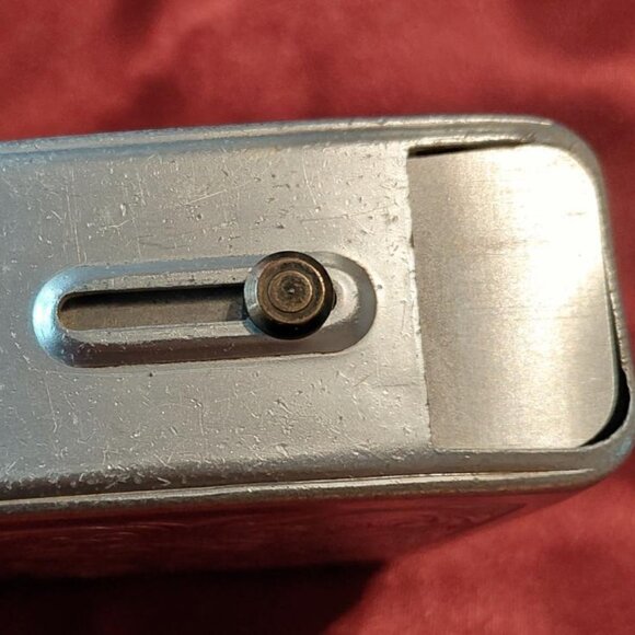 Vintage  Aluminum Cigarette Case - Picture 3 of 5